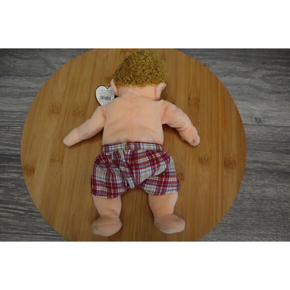 TY Beanie Kids Collection Boomer Stuffed Animal Plush 1994 TY Gear Shorts Boy - Picture 2 of 15